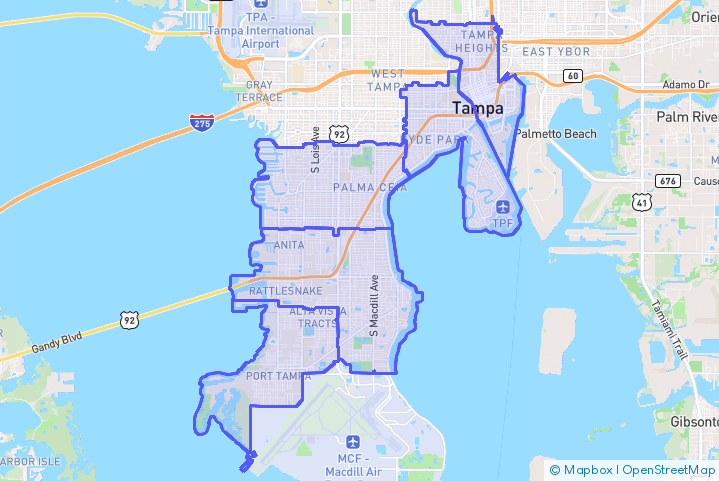Service Area Map