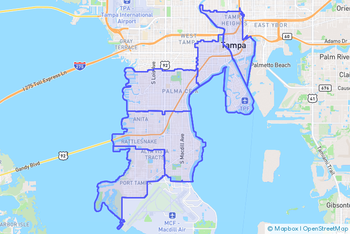 Service Area Map