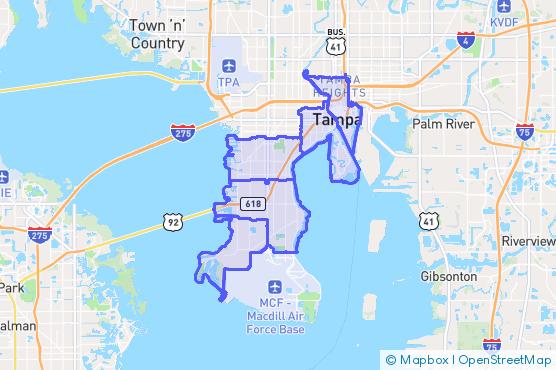 Service Area Map