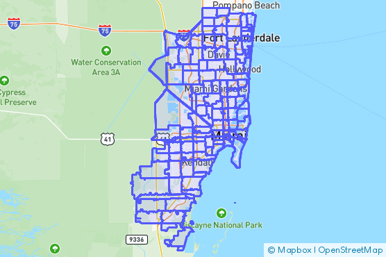Service Area Map