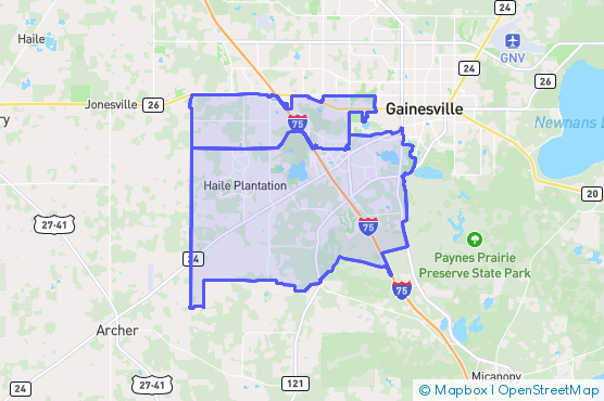 Service Area Map