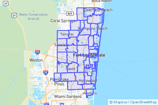 Service Area Map