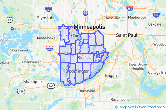 Service Area Map