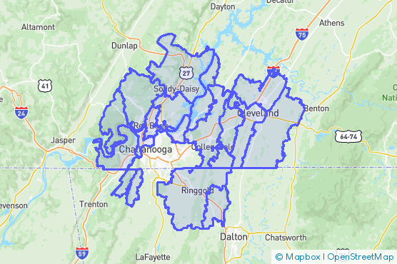 Service Area Map
