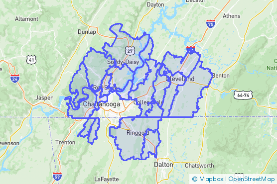 Service Area Map