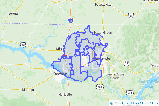 Service Area Map