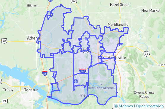 Service Area Map