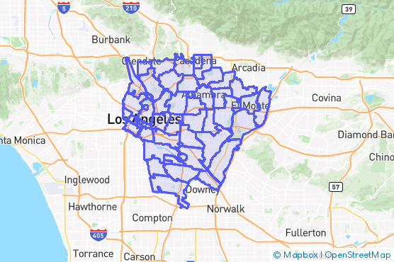 Service Area Map