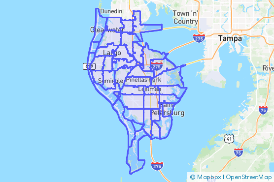 Service Area Map