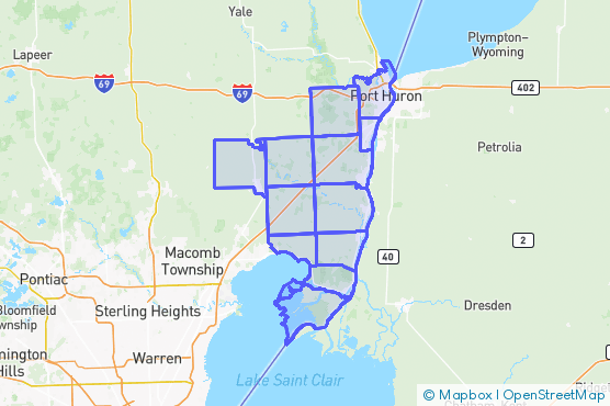 Service Area Map