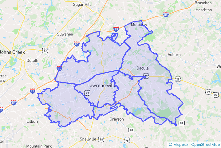 Service Area Map