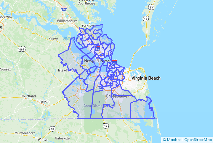 Service Area Map