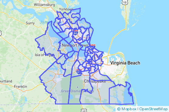 Service Area Map
