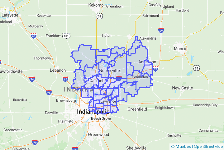 Service Area Map