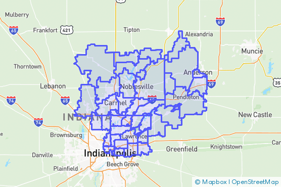 Service Area Map