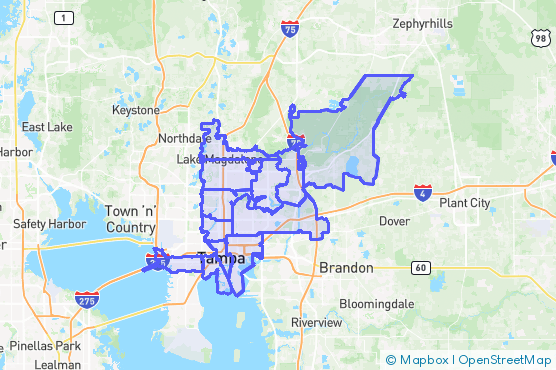 Service Area Map