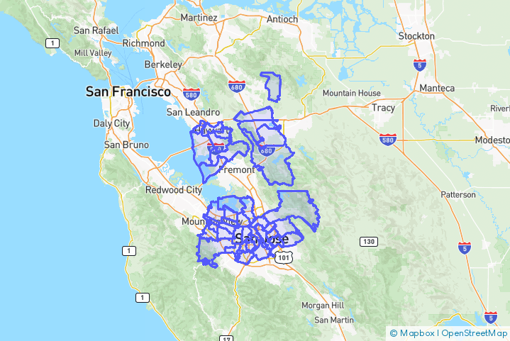 Service Area Map