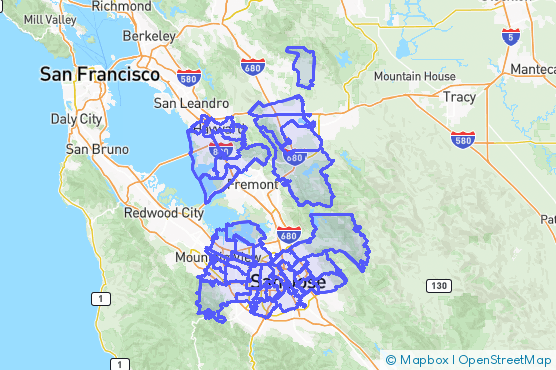 Service Area Map
