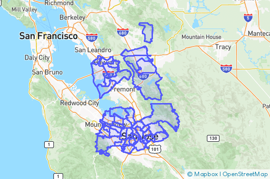 Service Area Map