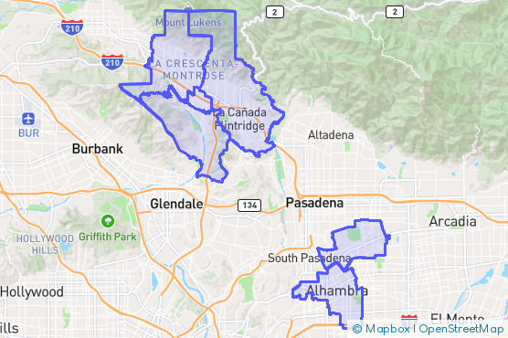 Service Area Map