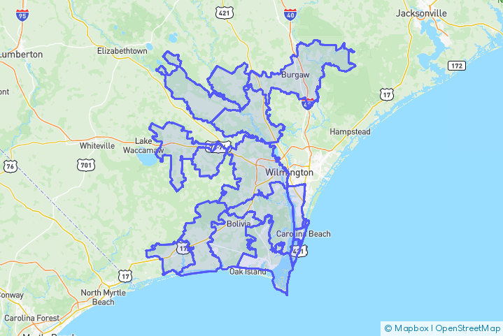 Service Area Map