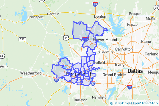 Service Area Map
