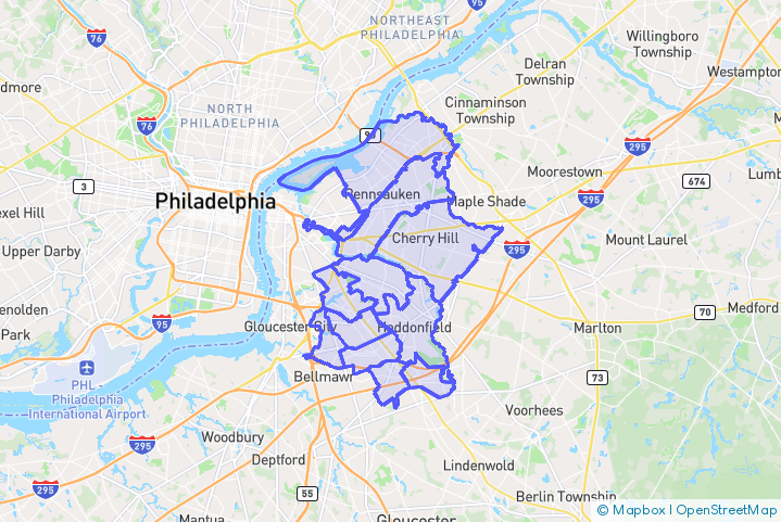 Service Area Map