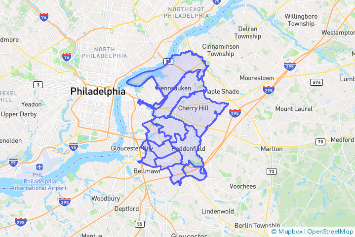 Service Area Map
