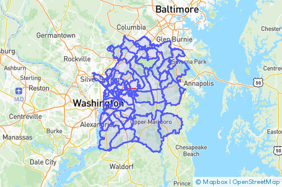 Service Area Map
