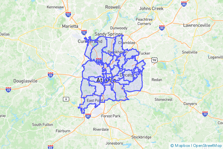 Service Area Map