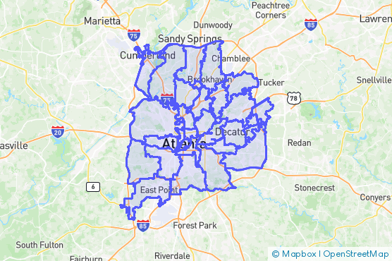 Service Area Map