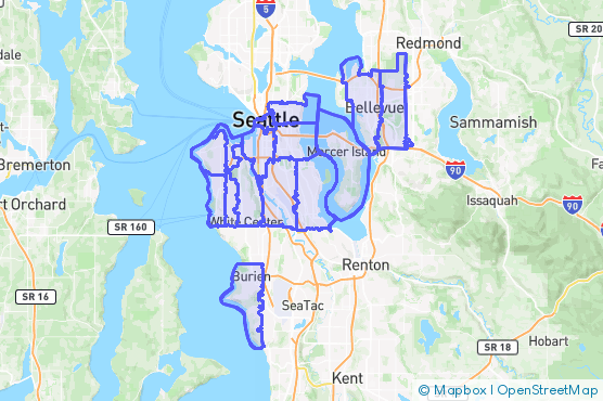 Service Area Map
