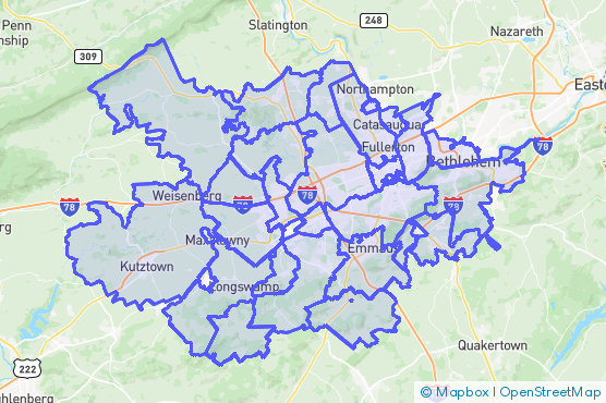 Service Area Map