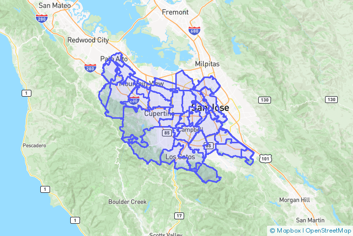 Service Area Map