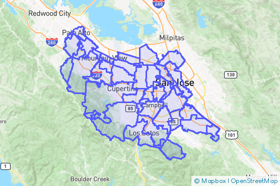 Service Area Map