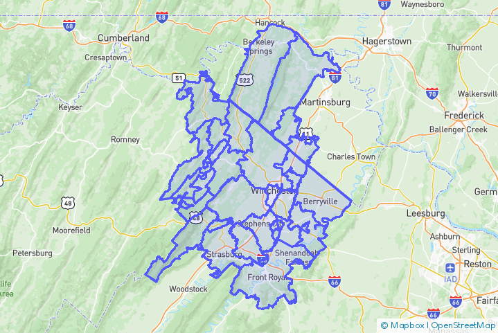 Service Area Map