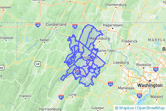 Service Area Map
