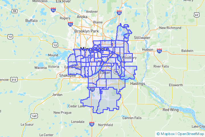 Service Area Map