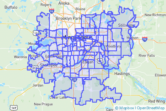Service Area Map
