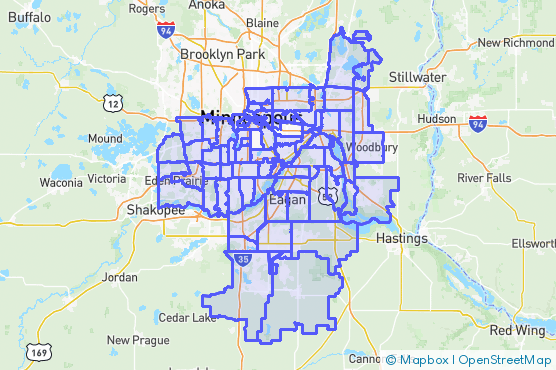 Service Area Map