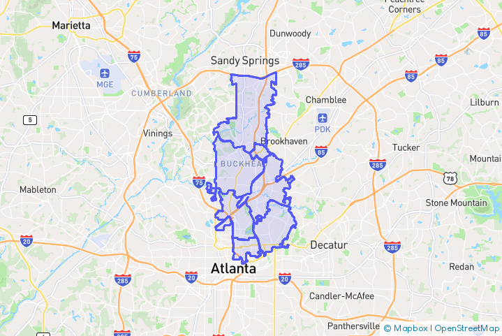 Service Area Map