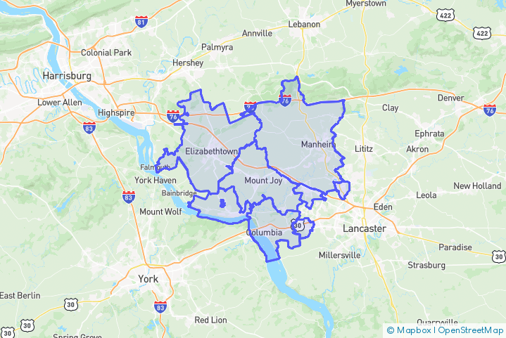 Service Area Map