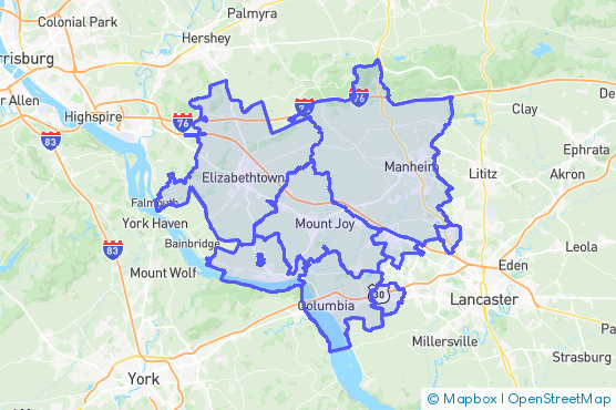 Service Area Map
