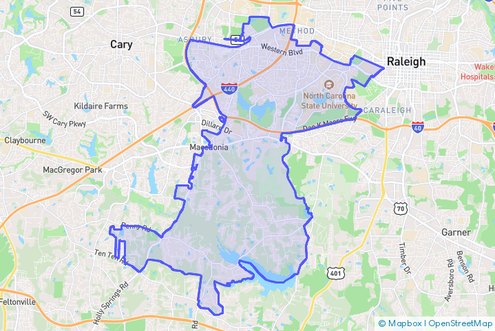 Service Area Map