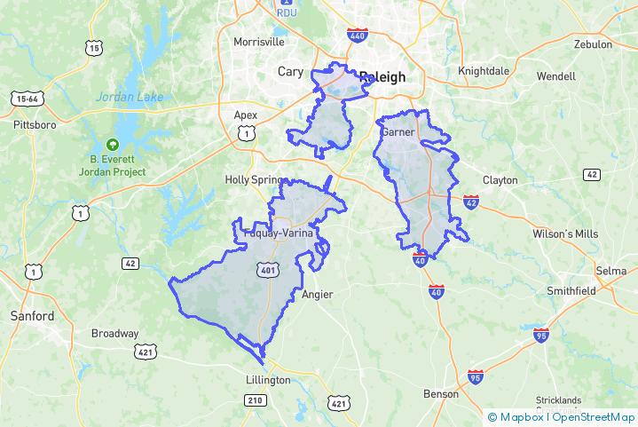 Service Area Map
