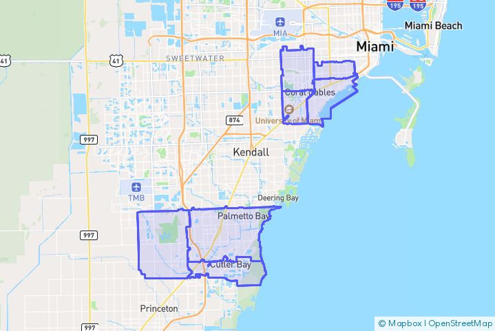 Service Area Map