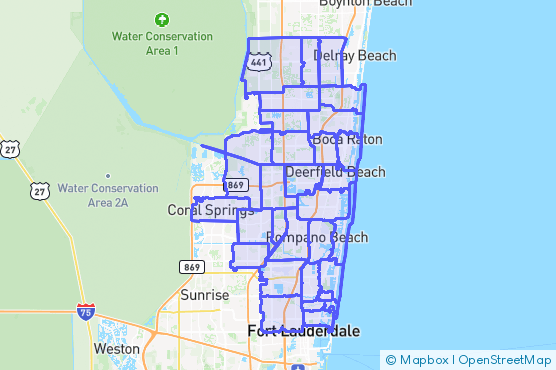 Service Area Map