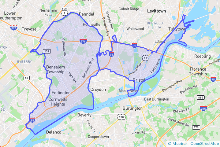 Service Area Map
