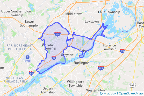 Service Area Map