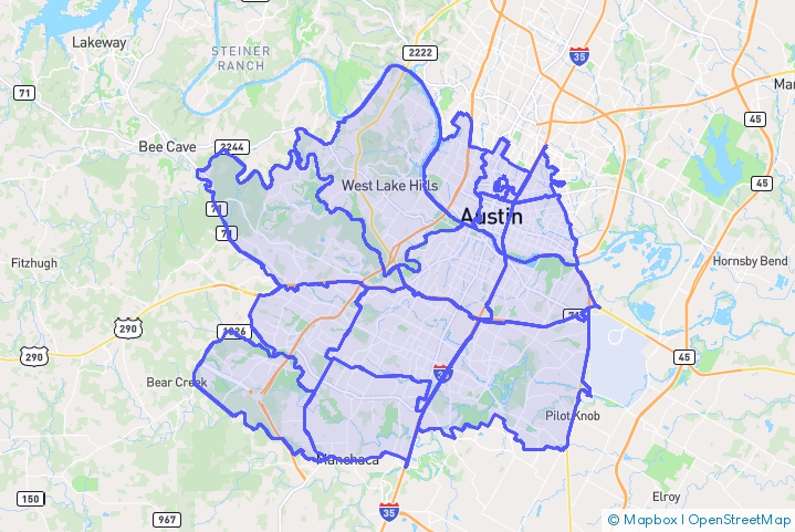 Service Area Map
